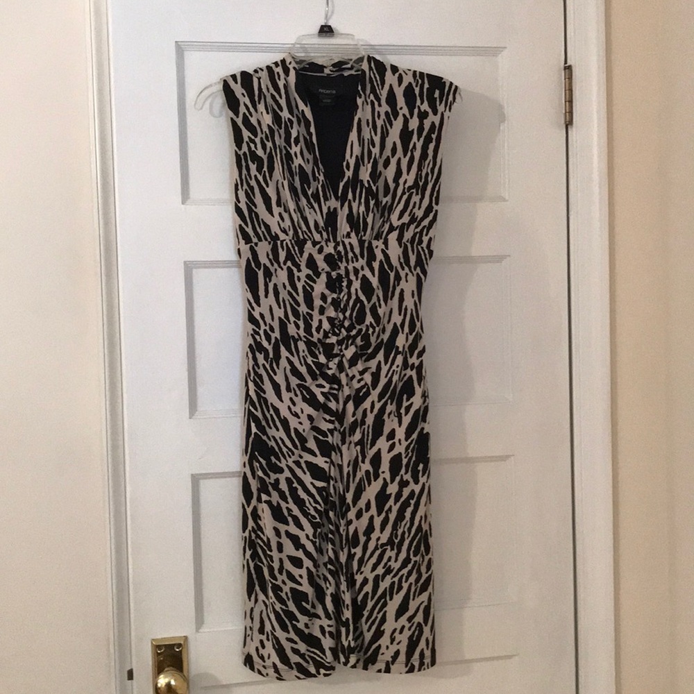 Arden B Animal Print Ruched Dress